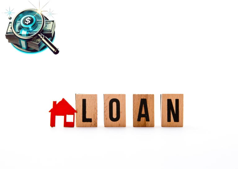 Wooden blocks forming the word "LOAN" with a red house icon beside them, representing home loans or mortgages.